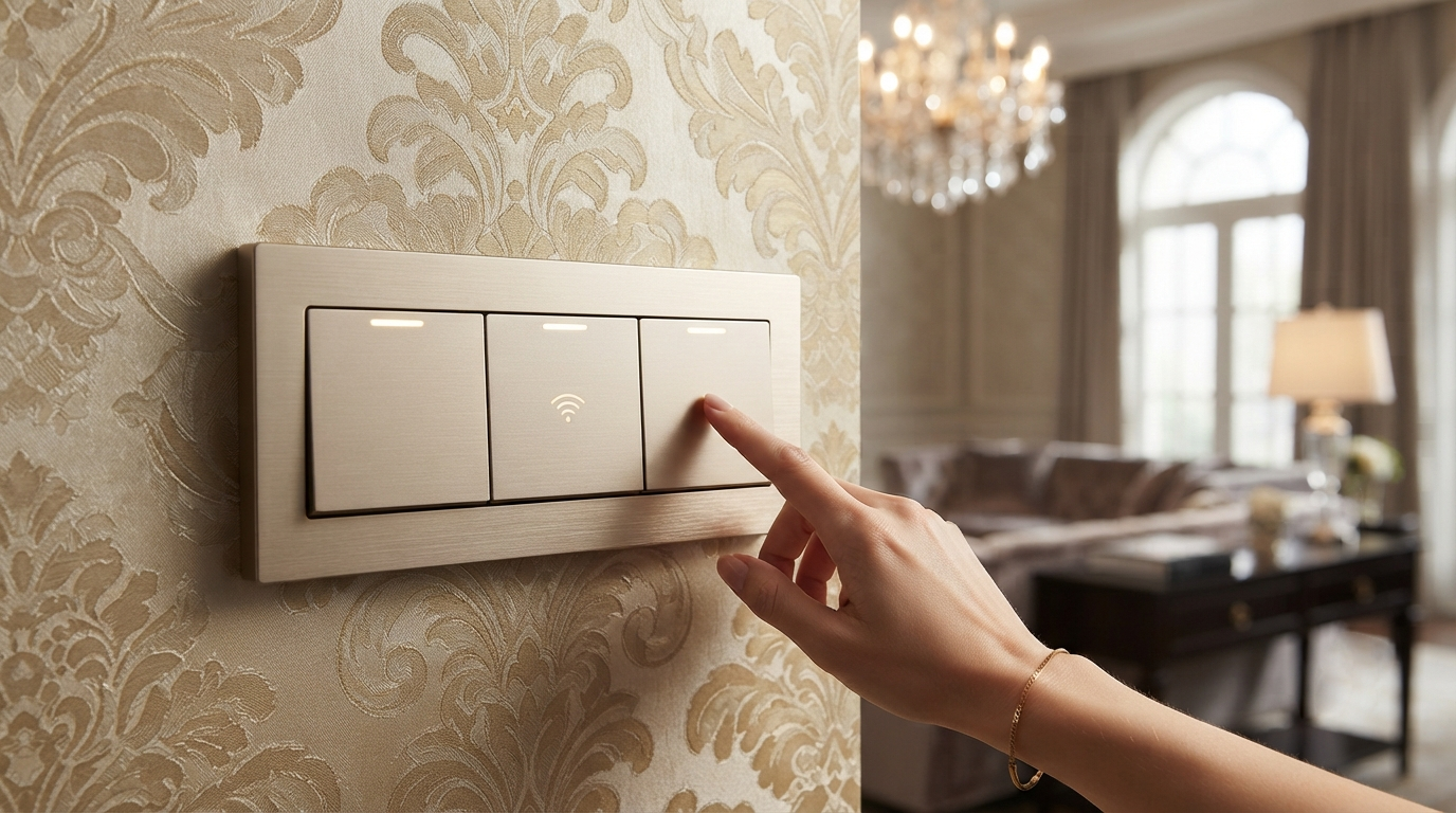 สวิตช์ไฟสี Champagne Gold